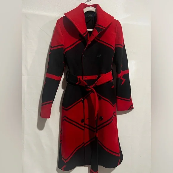 Polo Ralph Lauren Red and Black Coat - Picture 10 of 10